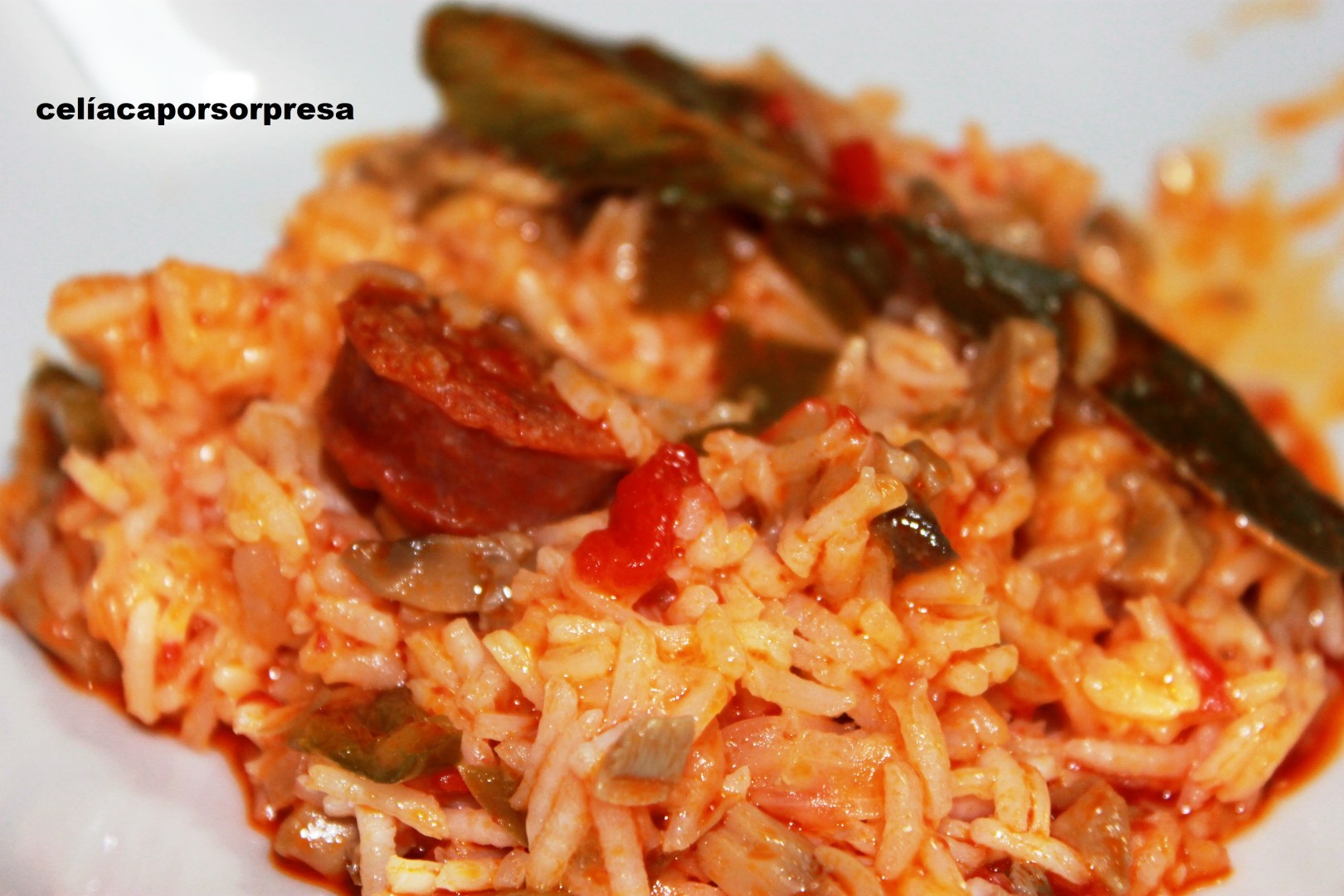 arroz con chorizo