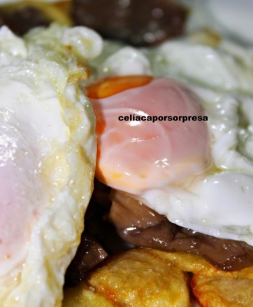 huevos rotos con setas4