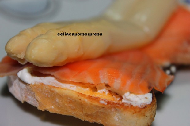 tosta salmón ahumado