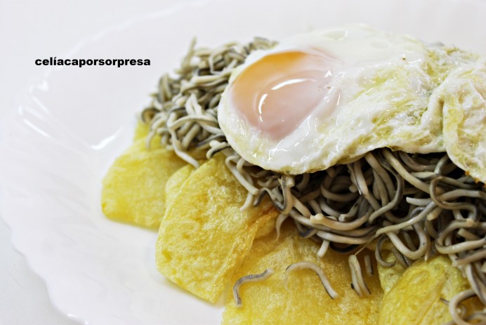 huevos, patatas y gulas